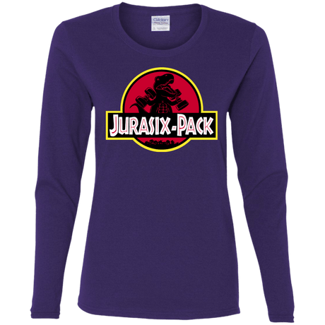 T-Shirts Purple / S Jurasix-Pack Women's Long Sleeve T-Shirt
