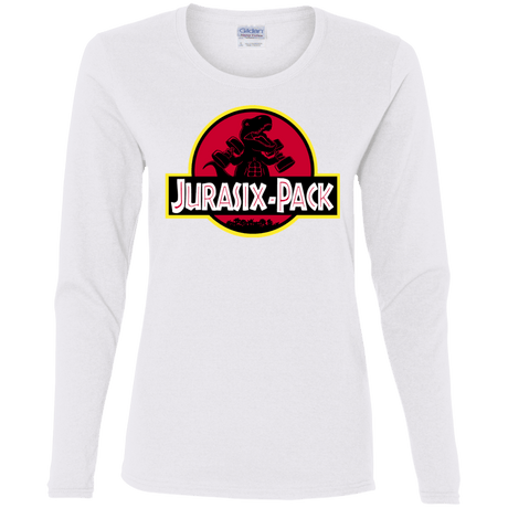 T-Shirts White / S Jurasix-Pack Women's Long Sleeve T-Shirt