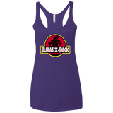 T-Shirts Purple Rush / X-Small Jurasix-Pack Women's Triblend Racerback Tank