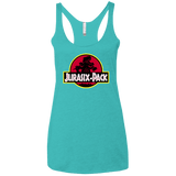 T-Shirts Tahiti Blue / X-Small Jurasix-Pack Women's Triblend Racerback Tank