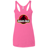 T-Shirts Vintage Pink / X-Small Jurasix-Pack Women's Triblend Racerback Tank