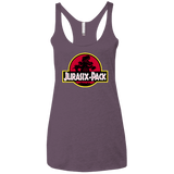 T-Shirts Vintage Purple / X-Small Jurasix-Pack Women's Triblend Racerback Tank