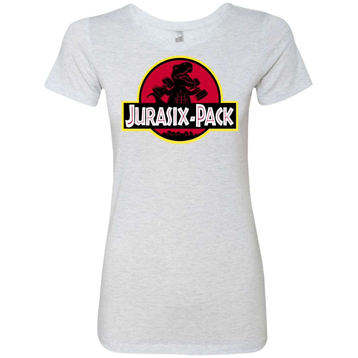 T-Shirts Heather White / S Jurasix-Pack Women's Triblend T-Shirt