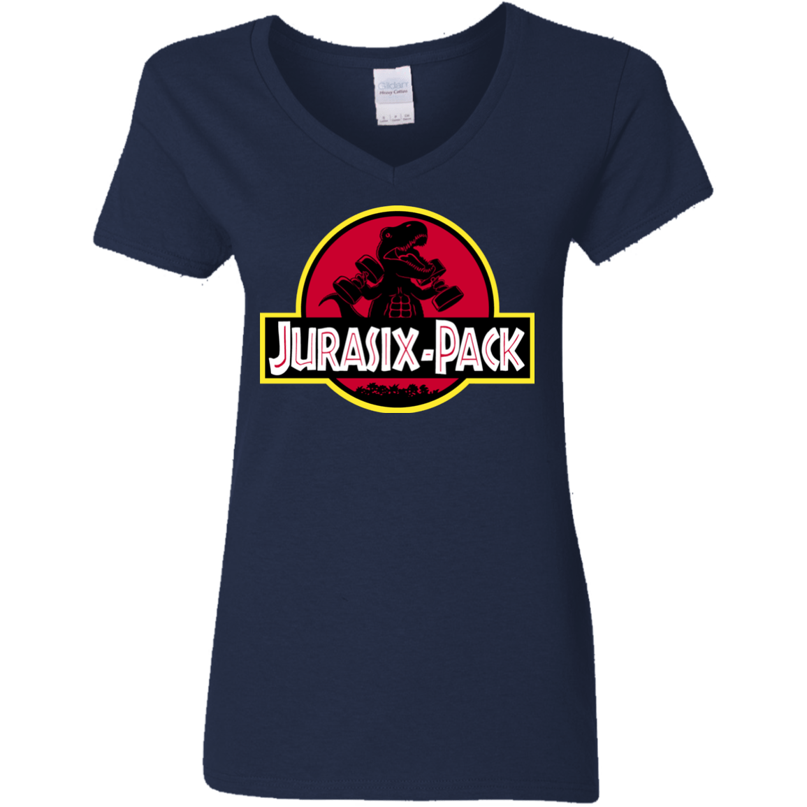 T-Shirts Navy / S Jurasix-Pack Women's V-Neck T-Shirt