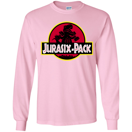 T-Shirts Light Pink / YS Jurasix-Pack Youth Long Sleeve T-Shirt