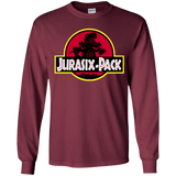 T-Shirts Maroon / YS Jurasix-Pack Youth Long Sleeve T-Shirt