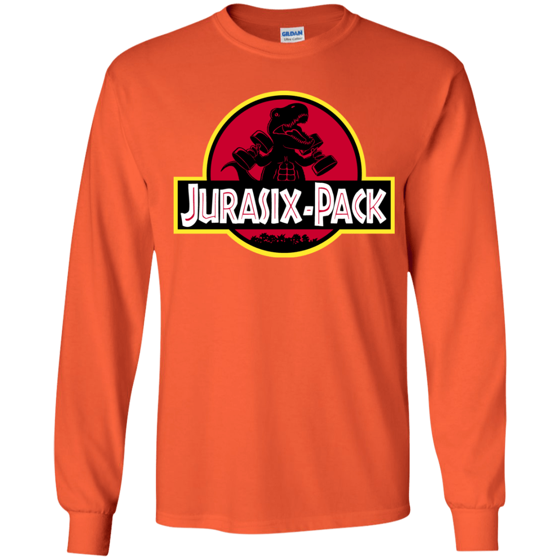 T-Shirts Orange / YS Jurasix-Pack Youth Long Sleeve T-Shirt