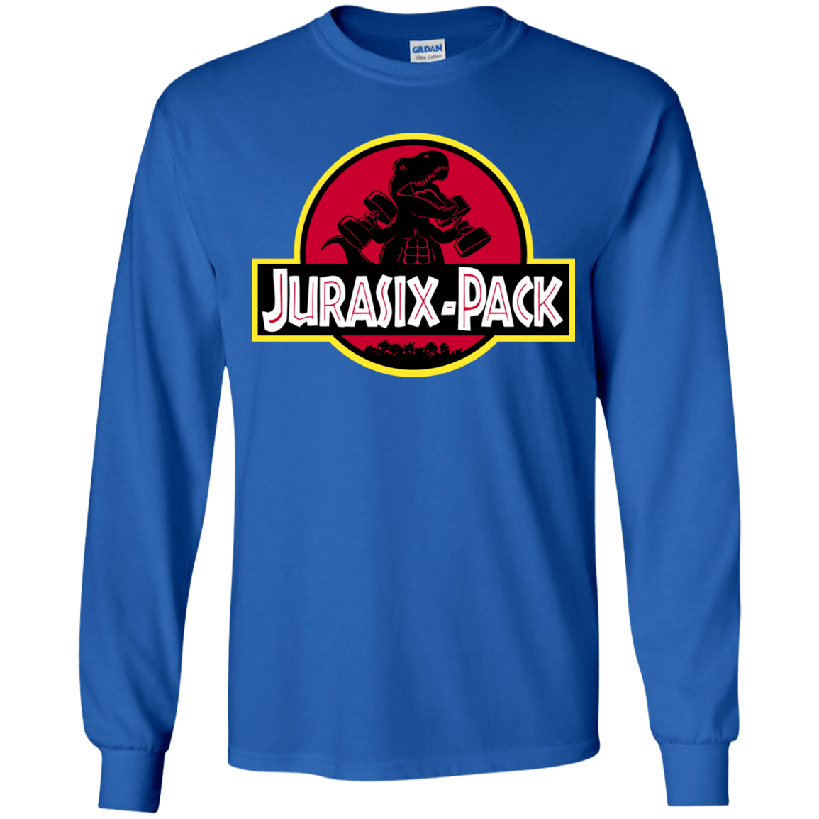 T-Shirts Royal / YS Jurasix-Pack Youth Long Sleeve T-Shirt
