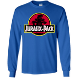 T-Shirts Royal / YS Jurasix-Pack Youth Long Sleeve T-Shirt