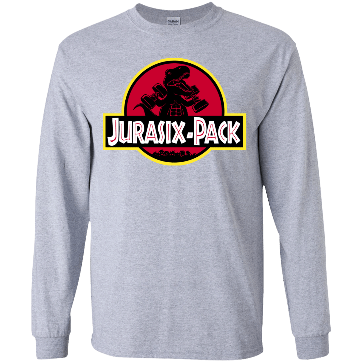 T-Shirts Sport Grey / YS Jurasix-Pack Youth Long Sleeve T-Shirt