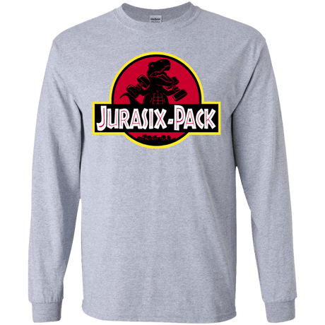 T-Shirts Sport Grey / YS Jurasix-Pack Youth Long Sleeve T-Shirt
