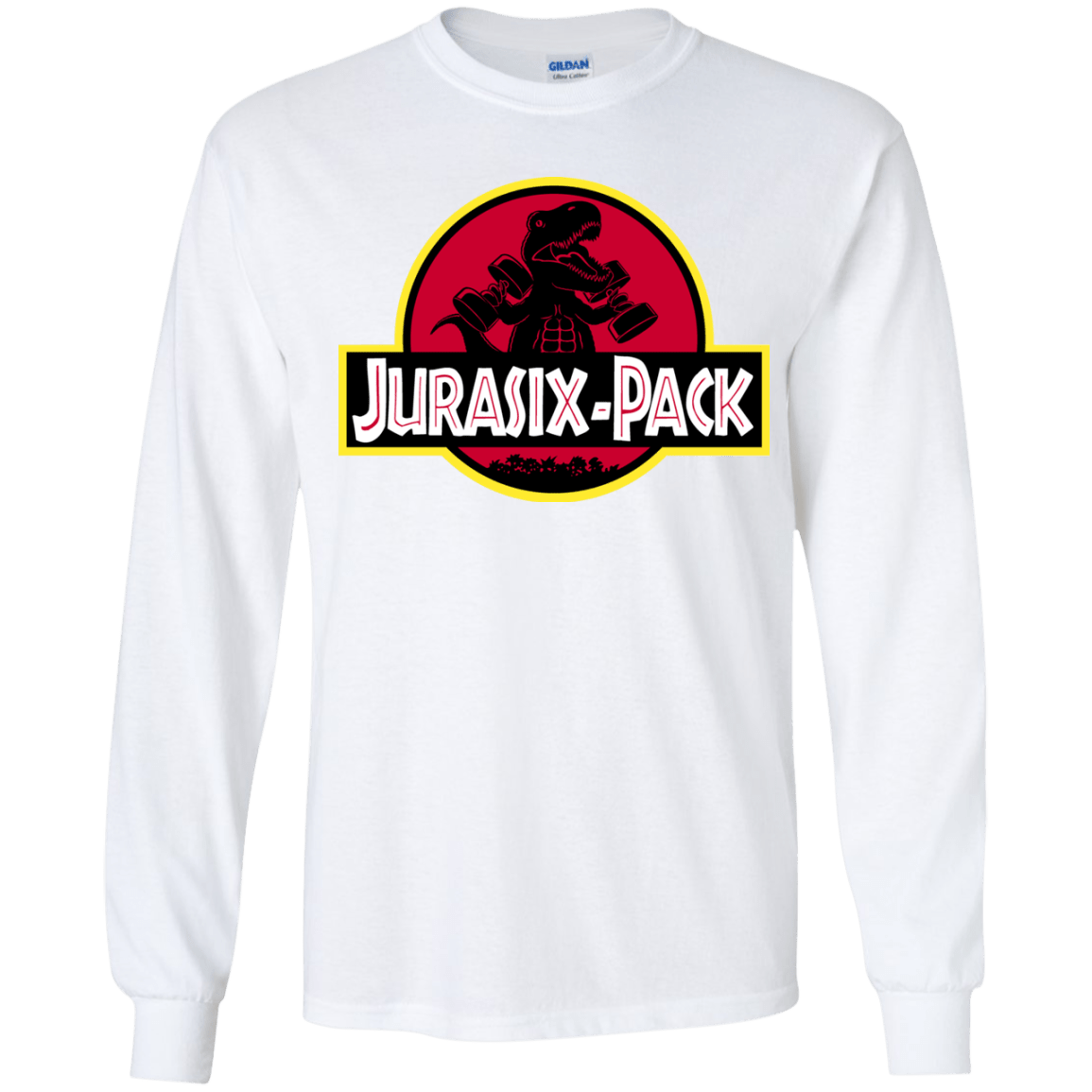 T-Shirts White / YS Jurasix-Pack Youth Long Sleeve T-Shirt
