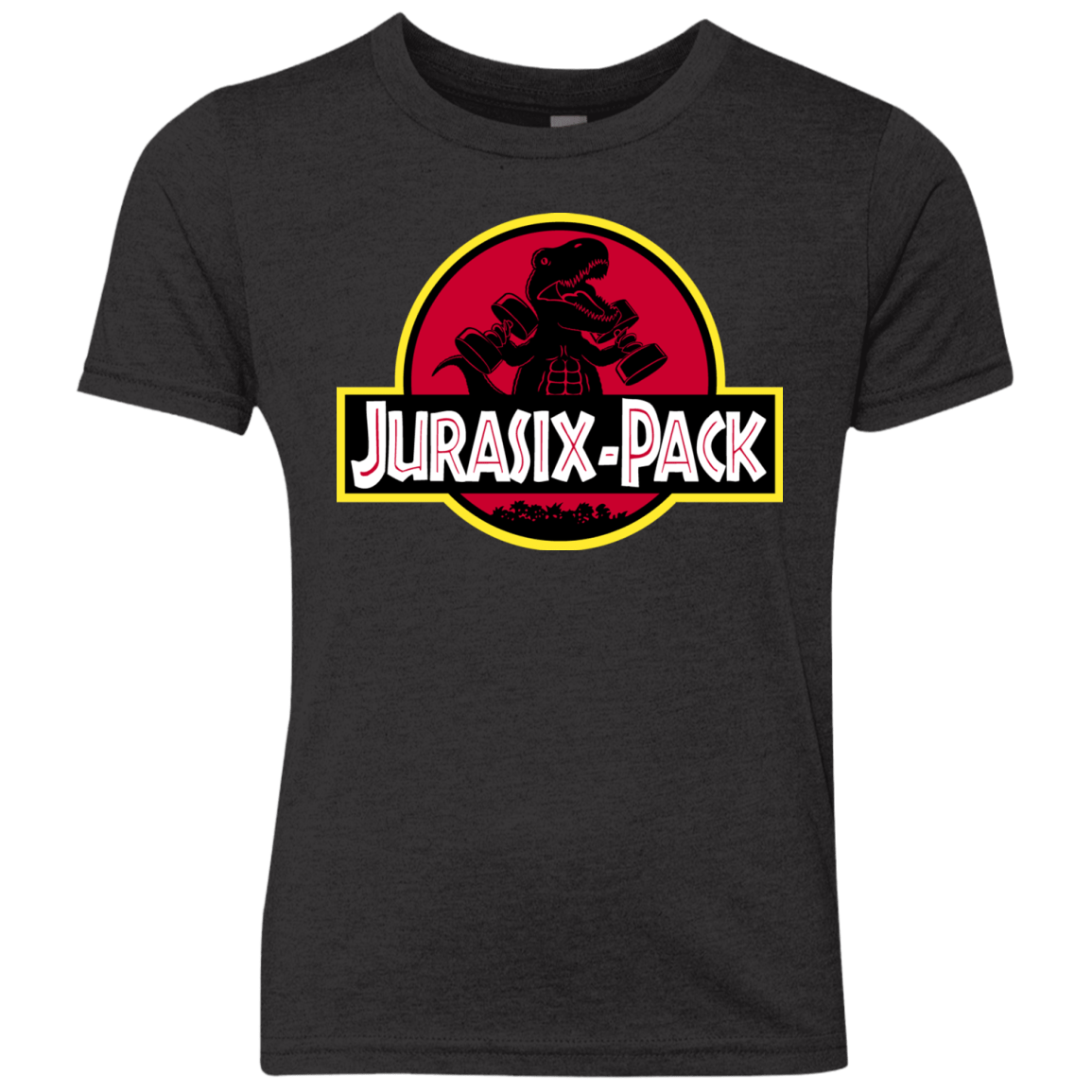 T-Shirts Vintage Black / YXS Jurasix-Pack Youth Triblend T-Shirt