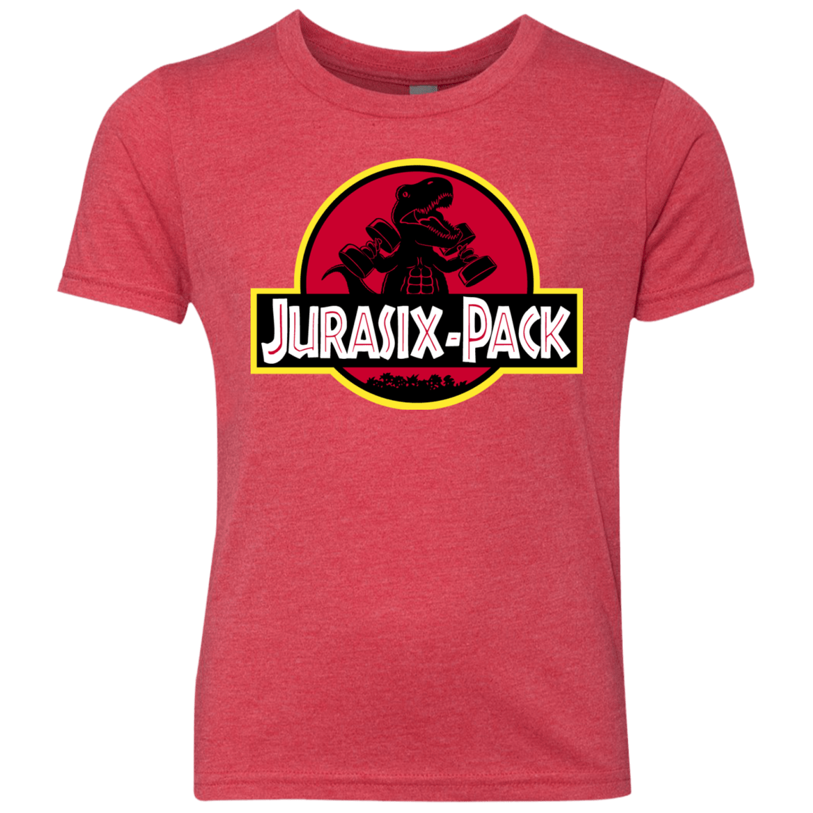 T-Shirts Vintage Red / YXS Jurasix-Pack Youth Triblend T-Shirt