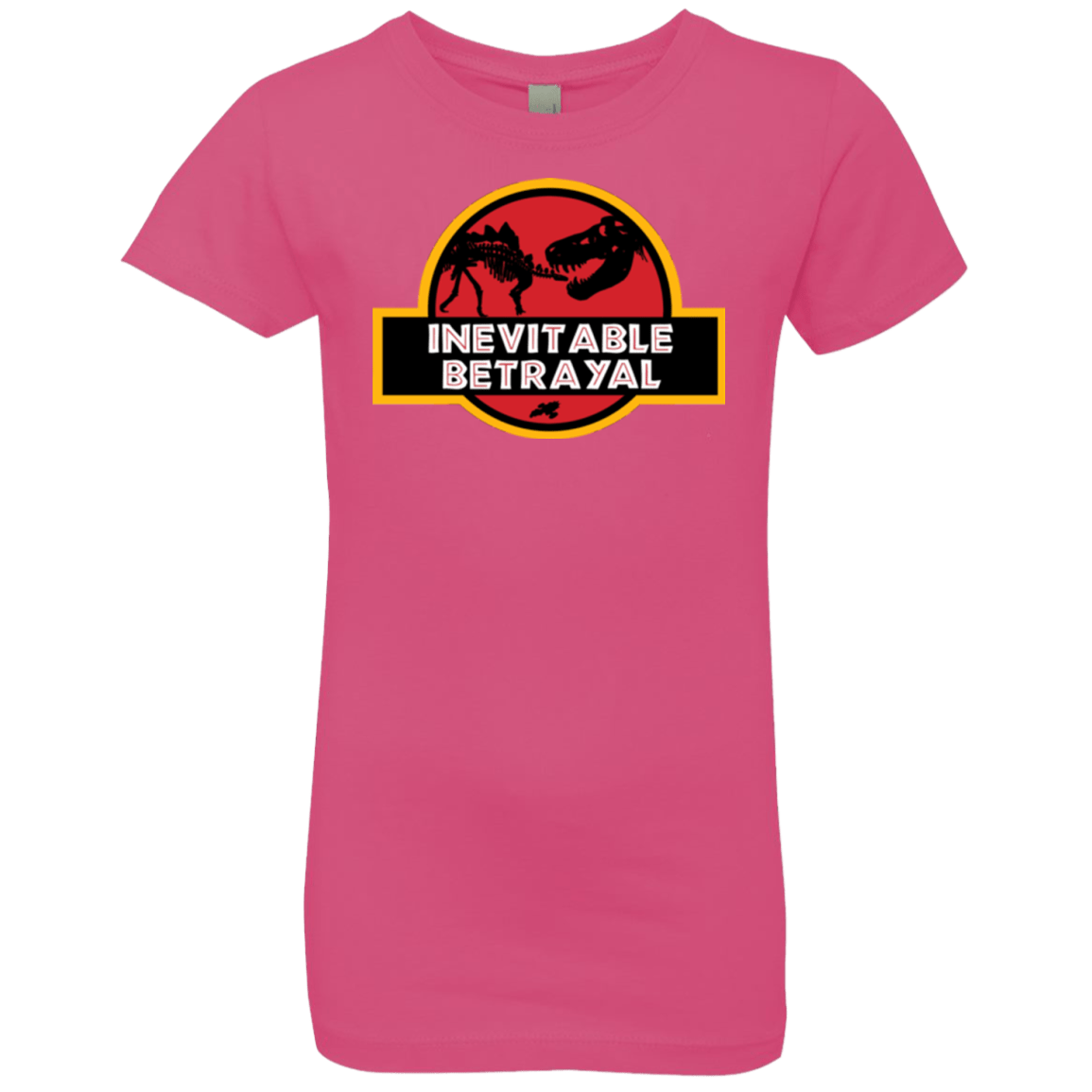 T-Shirts Hot Pink / YXS JURASSIC BETRAYAL Girls Premium T-Shirt