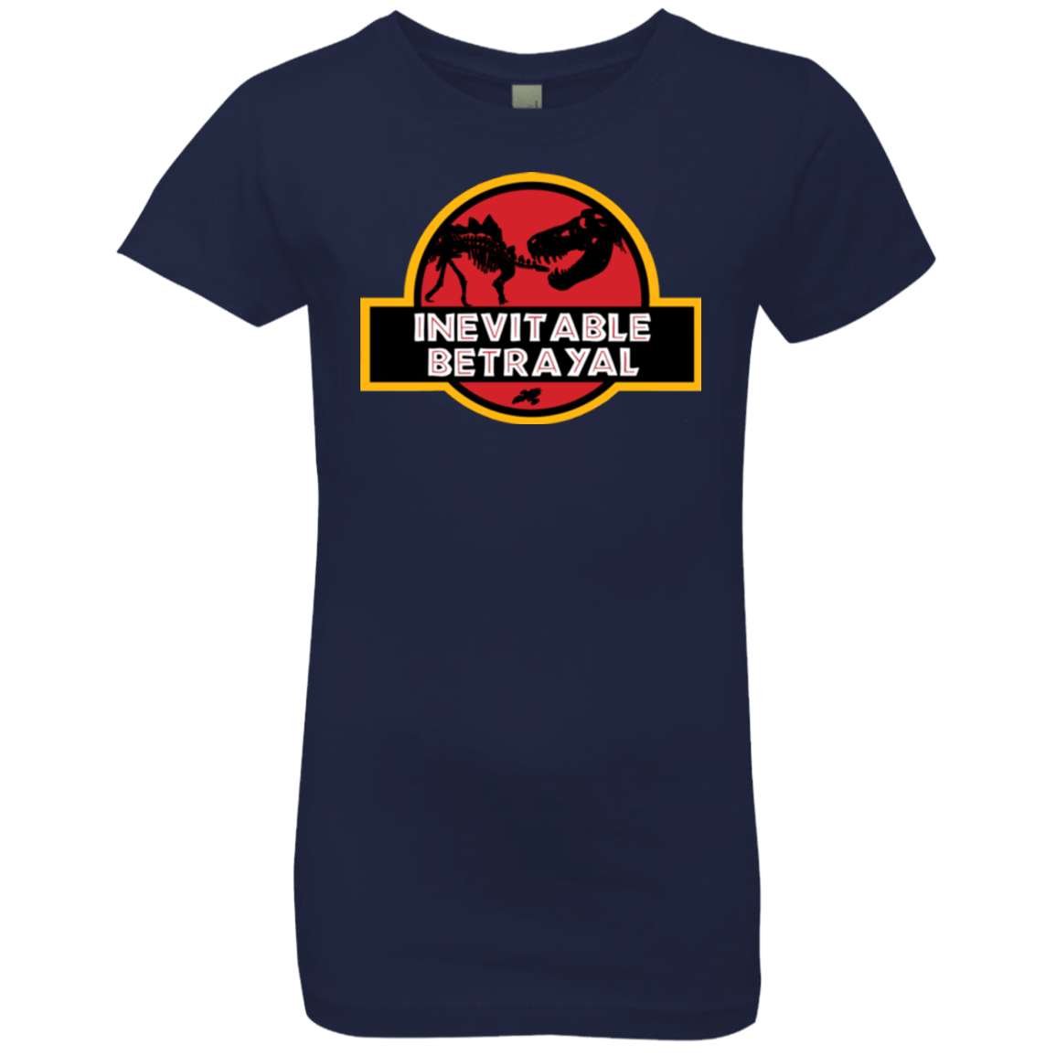 T-Shirts Midnight Navy / YXS JURASSIC BETRAYAL Girls Premium T-Shirt