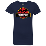 T-Shirts Midnight Navy / YXS JURASSIC BETRAYAL Girls Premium T-Shirt