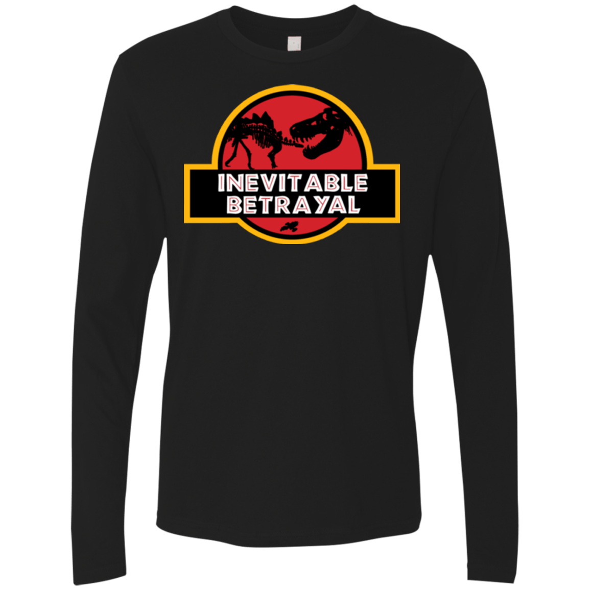 T-Shirts Black / Small JURASSIC BETRAYAL Men's Premium Long Sleeve