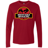 T-Shirts Cardinal / Small JURASSIC BETRAYAL Men's Premium Long Sleeve