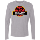 T-Shirts Heather Grey / Small JURASSIC BETRAYAL Men's Premium Long Sleeve