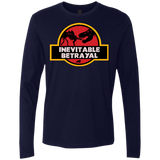 T-Shirts Midnight Navy / Small JURASSIC BETRAYAL Men's Premium Long Sleeve