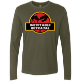 T-Shirts Military Green / Small JURASSIC BETRAYAL Men's Premium Long Sleeve