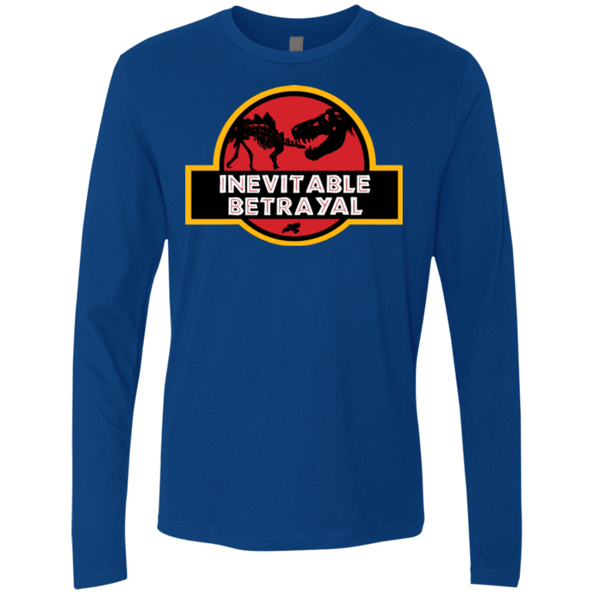 T-Shirts Royal / Small JURASSIC BETRAYAL Men's Premium Long Sleeve