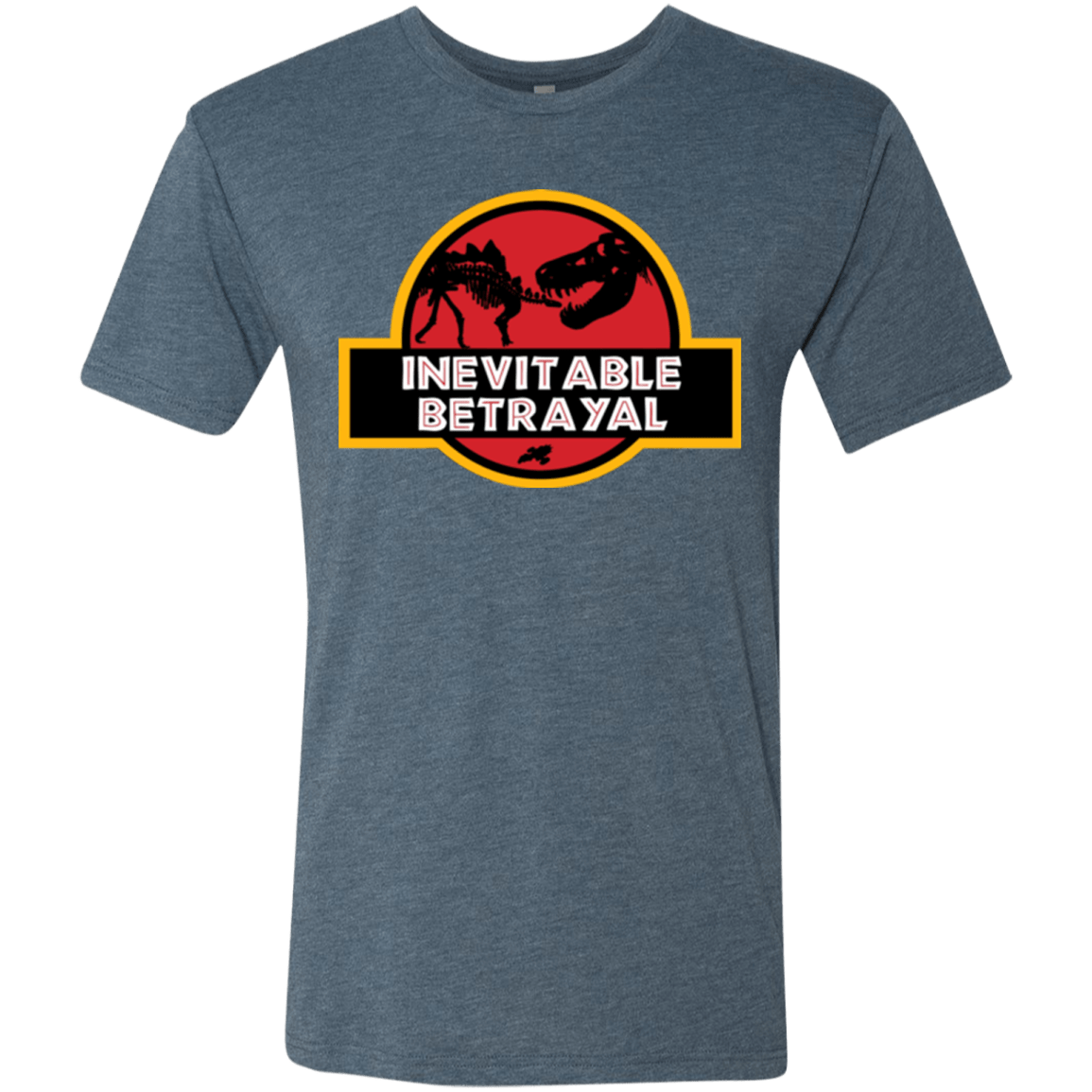 T-Shirts Indigo / Small JURASSIC BETRAYAL Men's Triblend T-Shirt