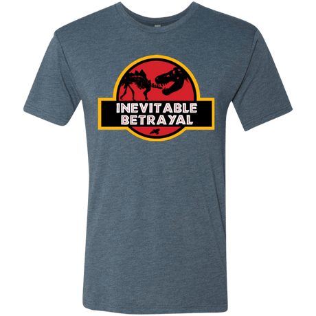T-Shirts Indigo / Small JURASSIC BETRAYAL Men's Triblend T-Shirt