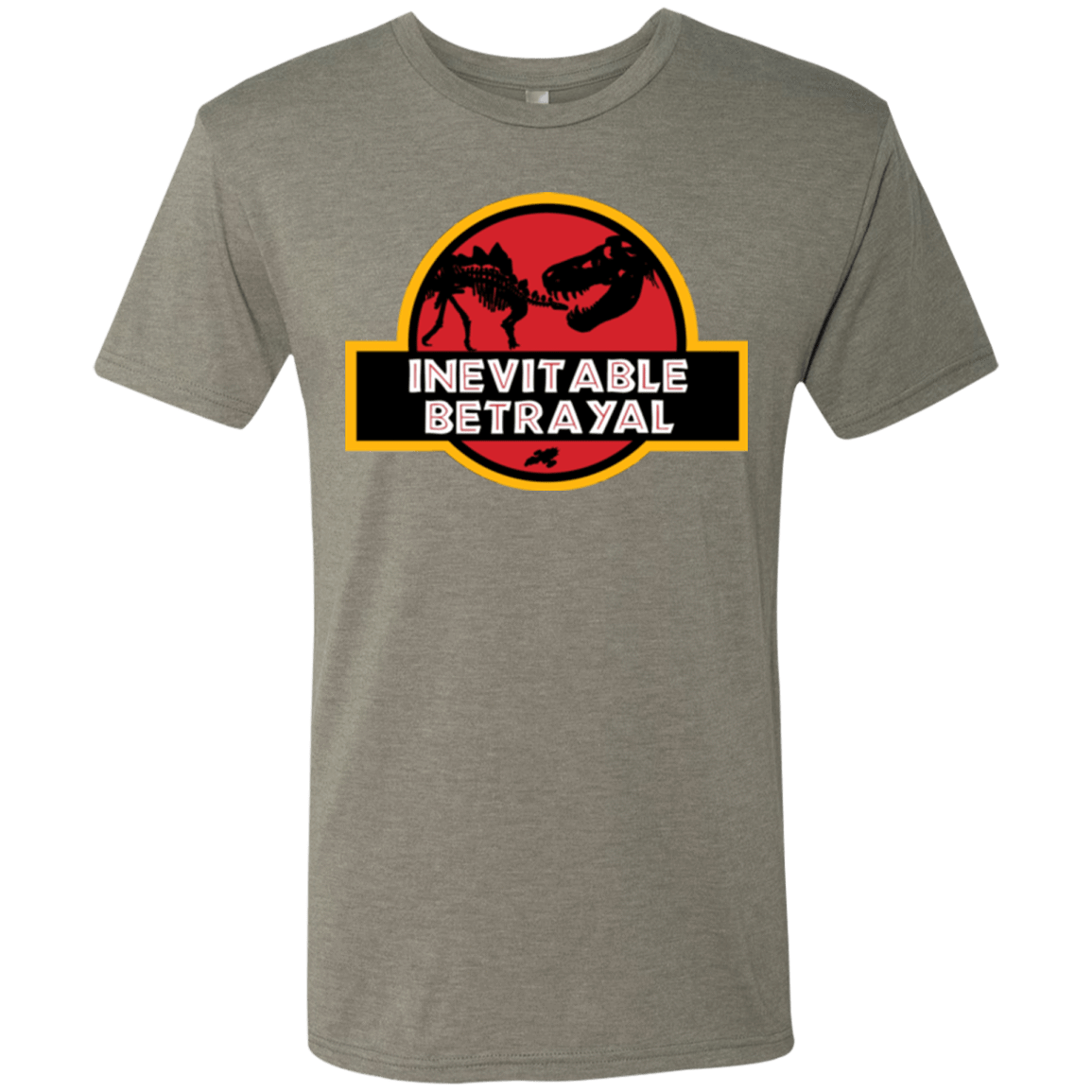 T-Shirts Venetian Grey / Small JURASSIC BETRAYAL Men's Triblend T-Shirt