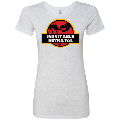 T-Shirts Heather White / Small JURASSIC BETRAYAL Women's Triblend T-Shirt