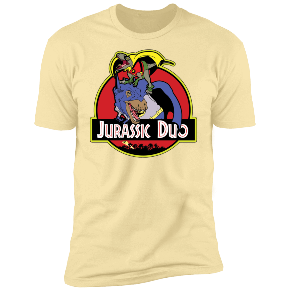 T-Shirts Banana Cream / S Jurassic Duo Men's Premium T-Shirt