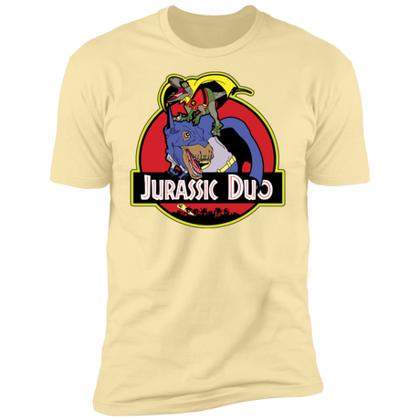T-Shirts Banana Cream / S Jurassic Duo Men's Premium T-Shirt