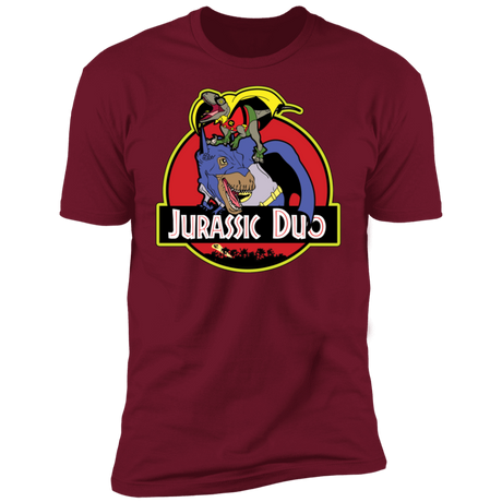 T-Shirts Cardinal / S Jurassic Duo Men's Premium T-Shirt