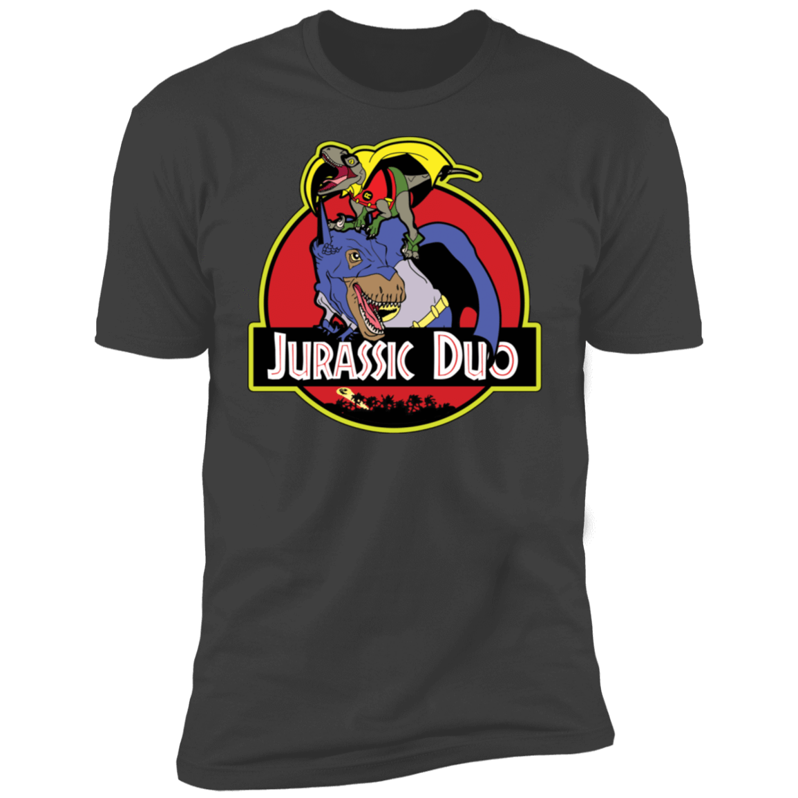 T-Shirts Heavy Metal / S Jurassic Duo Men's Premium T-Shirt