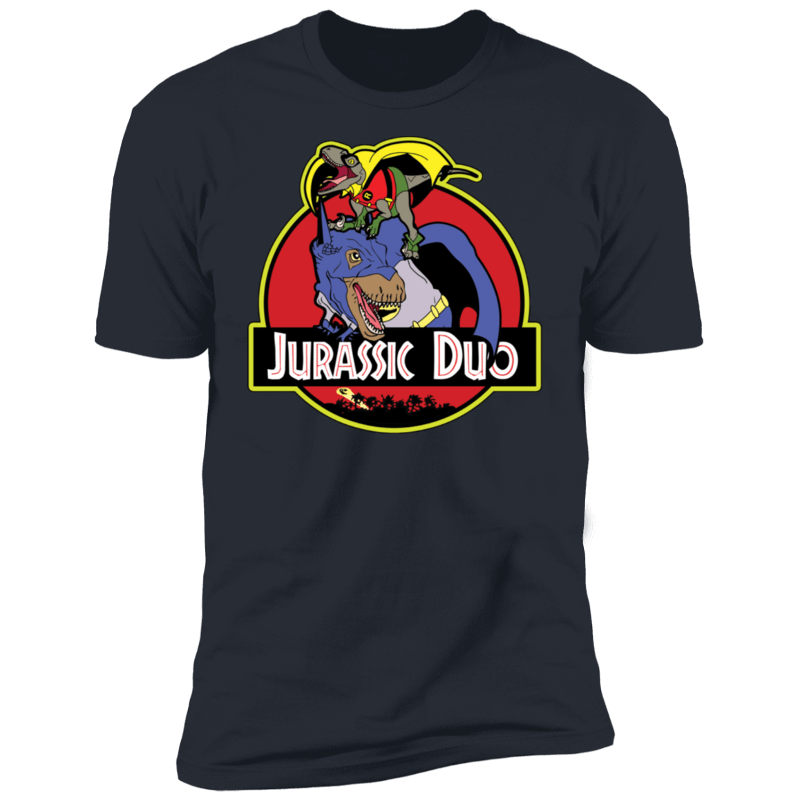 T-Shirts Indigo / S Jurassic Duo Men's Premium T-Shirt