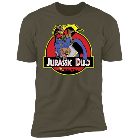 T-Shirts Military Green / S Jurassic Duo Men's Premium T-Shirt