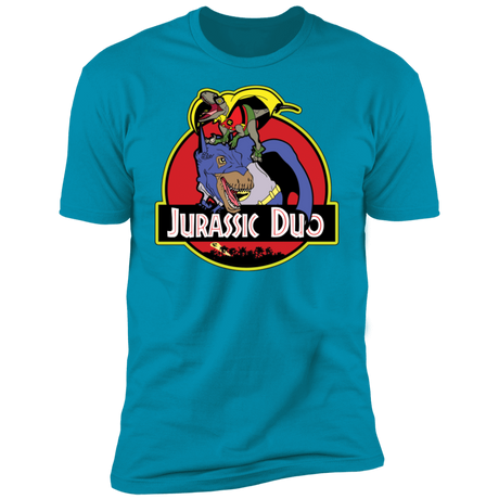 T-Shirts Turquoise / S Jurassic Duo Men's Premium T-Shirt