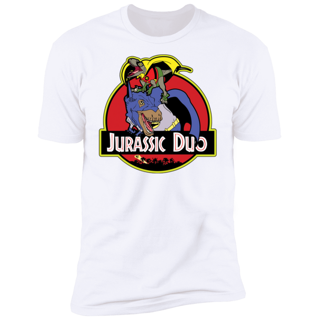 T-Shirts White / S Jurassic Duo Men's Premium T-Shirt