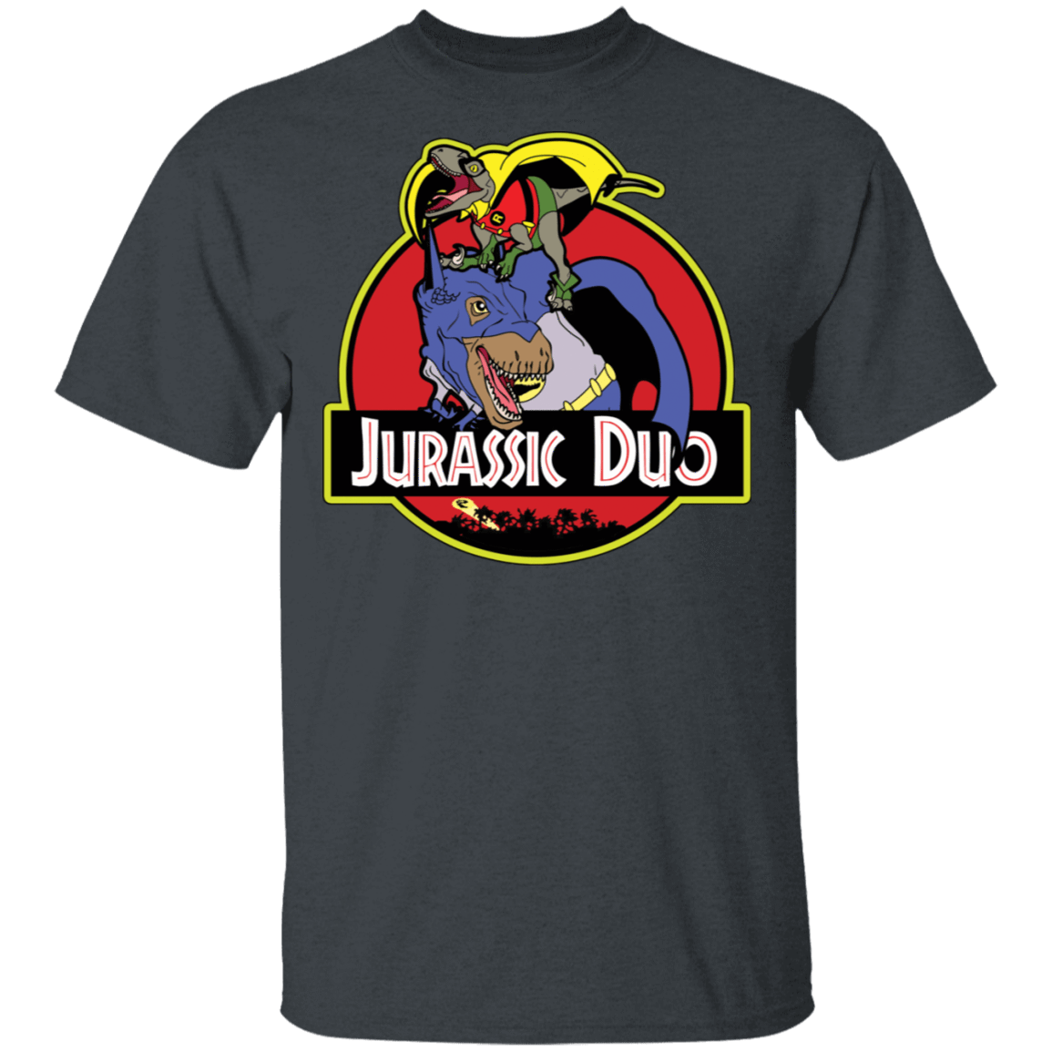 T-Shirts Dark Heather / S Jurassic Duo T-Shirt