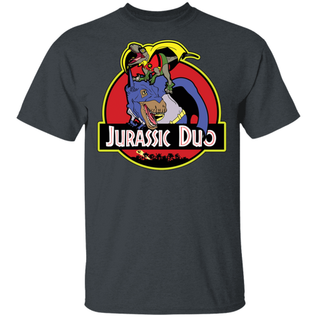 T-Shirts Dark Heather / S Jurassic Duo T-Shirt