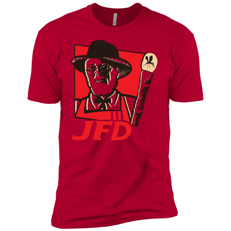 T-Shirts Red / YXS Jurassic Fried Dinosaur Boys Premium T-Shirt