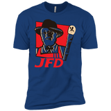 T-Shirts Royal / YXS Jurassic Fried Dinosaur Boys Premium T-Shirt