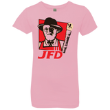 T-Shirts Light Pink / YXS Jurassic Fried Dinosaur Girls Premium T-Shirt