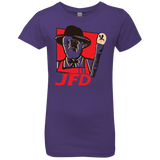T-Shirts Purple Rush / YXS Jurassic Fried Dinosaur Girls Premium T-Shirt