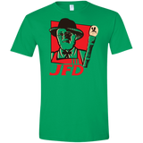 T-Shirts Irish Green / S Jurassic Fried Dinosaur Men's Semi-Fitted Softstyle
