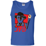 T-Shirts Royal / S Jurassic Fried Dinosaur Men's Tank Top