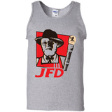 T-Shirts Sport Grey / S Jurassic Fried Dinosaur Men's Tank Top