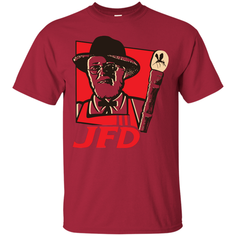 T-Shirts Cardinal / S Jurassic Fried Dinosaur T-Shirt