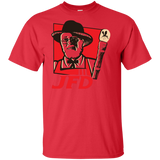 T-Shirts Red / XLT Jurassic Fried Dinosaur Tall T-Shirt